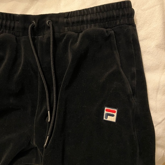 fila velour sweats - Picture 2 of 3